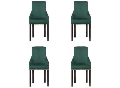 4x Design Polster Sitz Stühle Stuhl Seht Garnitur Sessel Lounge Club Set